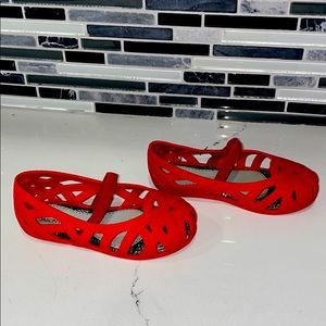 Red zig zag Mini Melissa- Jason Wu 9C
